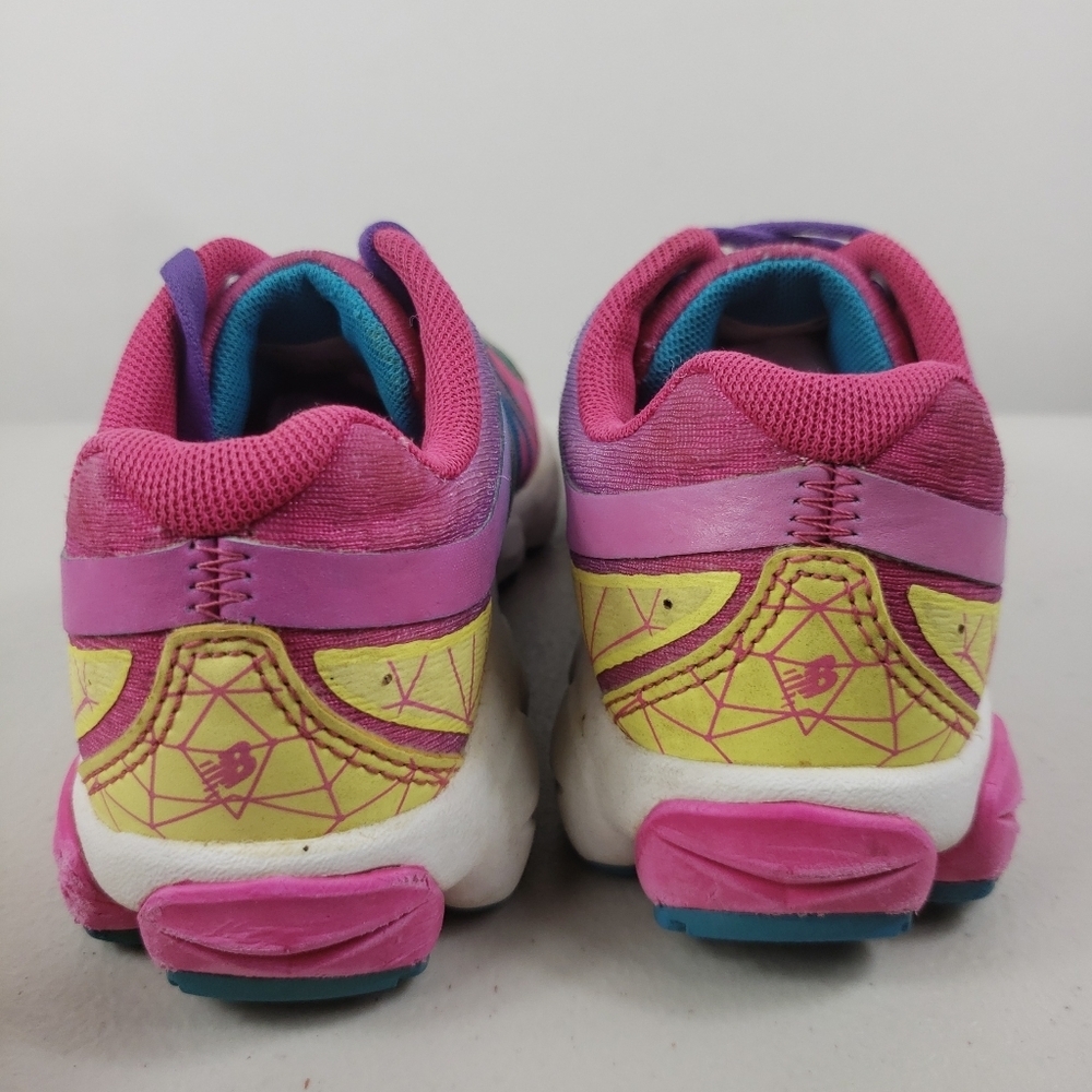 NEW BALANCE LACE-UP RUNNING Sz 1M Girls Sneakers - Picture 10 of 12